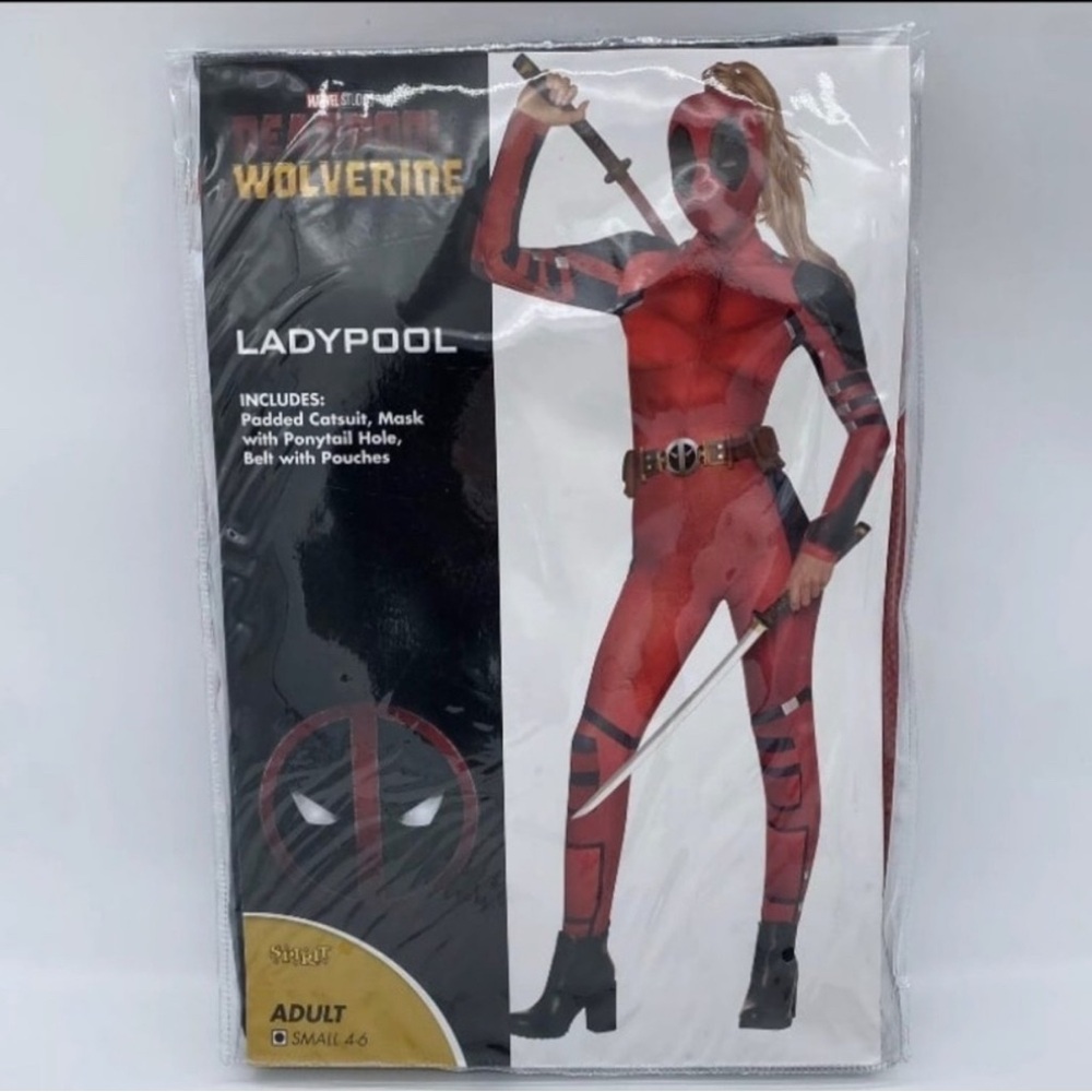Deadpool and Wolverine Ladypool Women's Small
4-6 Costume